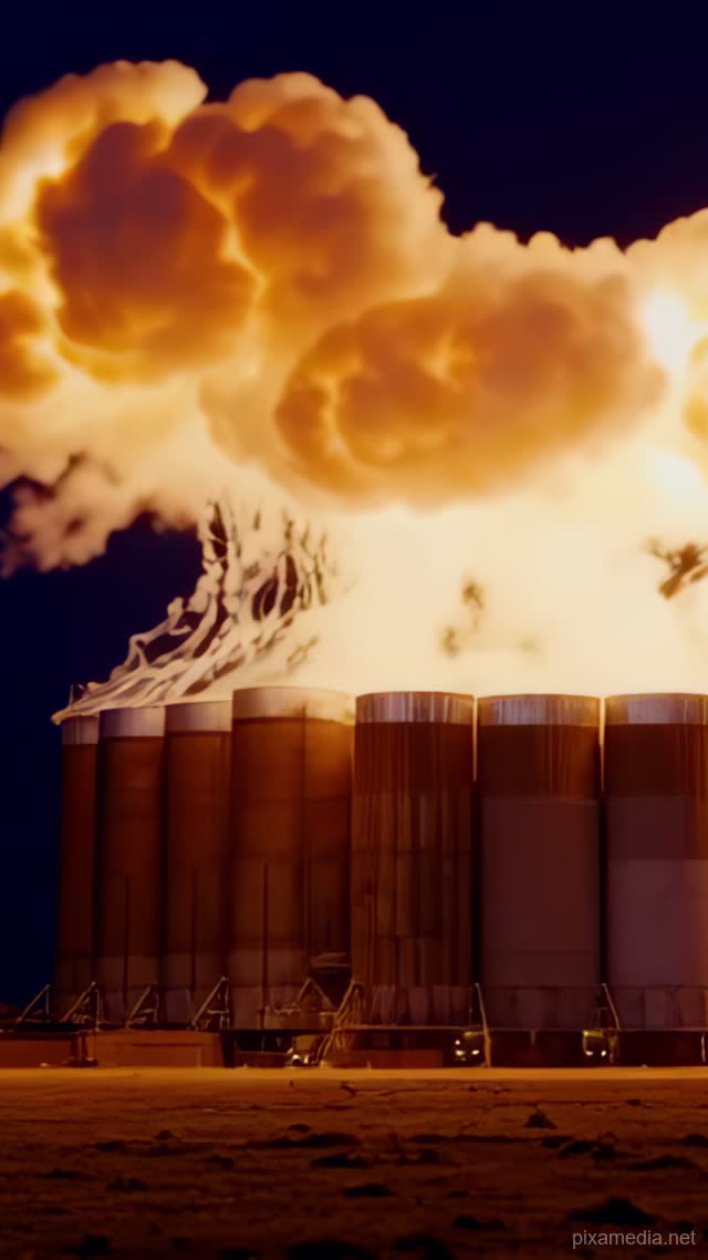 Silo Fire Ascending - Fire & Explosions AI stock